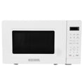 Four à micro-ondes numérique à LED de 0,7 pi³ et 700 W, blanc, avec sécurité enfant