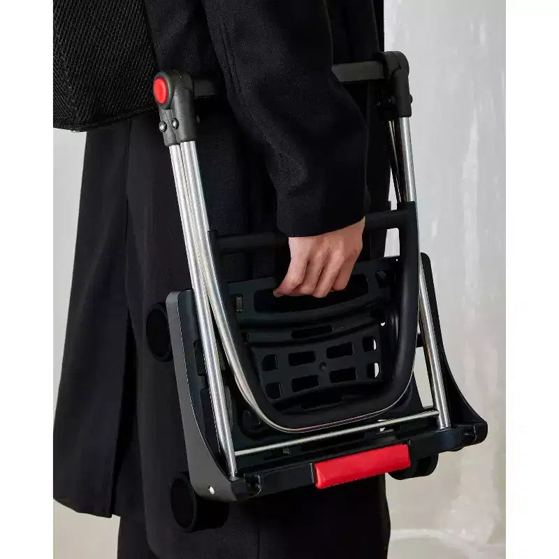 Chariot de courses multifonctionnel Rolser Pliable One Tweed T-Shop Noir