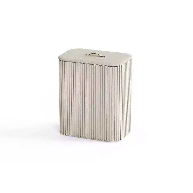 Panier à linge Joseph Joseph Tota Trio Luxe 90L en bambou avec séparation - Écru