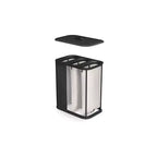 Panier à linge Joseph Joseph Tota Trio Luxe 90L en bambou - Noir Carbone