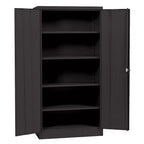 Edsal Armoire autoportante en acier 36"Lx18"Px72"H, noire