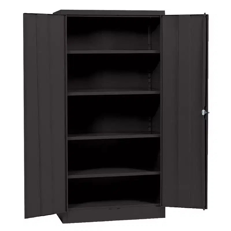 Edsal Armoire autoportante en acier 36"Lx18"Px72"H, noire