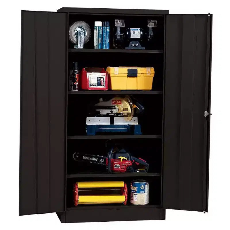 Edsal Armoire autoportante en acier 36"Lx18"Px72"H, noire