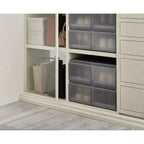 Joseph Joseph 6 boîtes de rangement de chaussures de qualité supérieure avec plateau coulissant : cadre en polypropylène, blanc cassé, peut contenir 6 paires