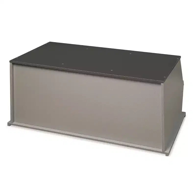 Badger Basket Rangement Cubique Empilable Trois Bacs Imitation Bois/Gris