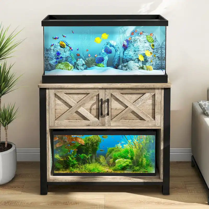 Meuble Support d'Aquarium Moasis 40-50 Gallons avec Prises de Courant