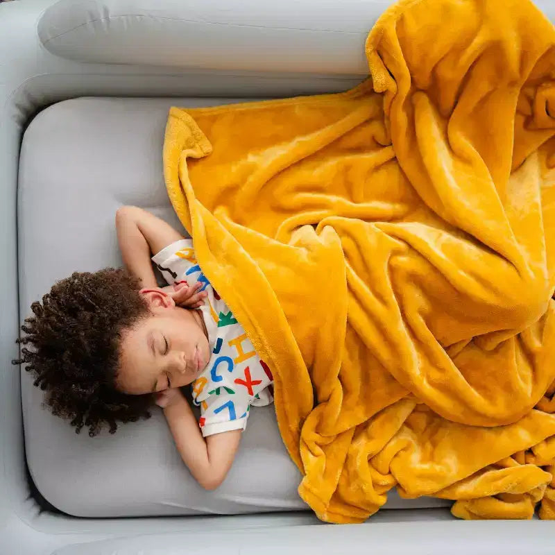 Lit gonflable pour tout-petits SlumberPod SlumberTot : cadre en PVC, gris, 2,82 kg
