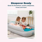 Lit gonflable pour tout-petits SlumberPod SlumberTot : cadre en PVC, gris, 2,82 kg