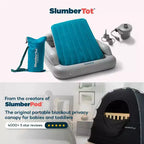 Lit gonflable pour tout-petits SlumberPod SlumberTot : cadre en PVC, gris, 2,82 kg
