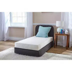 Matelas Sealy Everlite Airy Polyfiber 2-en-1 pour lit de bébé et tout-petit : ferme, matelas hybride, housse imperméable, hypoallergénique