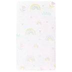 Matelas de berceau et de tout-petit Dream On Me 150 ressorts « Over the Rainbow » - Arc-en-ciel : Conception hypoallergénique à 2 étapes