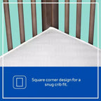 Matelas de berceau et de lit pour tout-petit Sealy Orion 2 étapes durable et antibactérien - Blanc