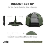 Parc d'activités pliable d'intérieur/extérieur Jeep by Delta Children Hex – Vert olive