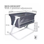 Nacelle de chevet Venice Child Sunset Dreaming - Blanc : Cadre en aluminium, rembourrage en coton, capacité de 10 kg