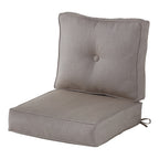 Ensemble de deux coussins d'extérieur haut de gamme Sunbrella pour assise profonde