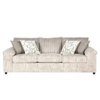 Ensemble canapé, causeuse et fauteuil câlin en velours côtelé à grosses côtes Nason de Roundhill Furniture