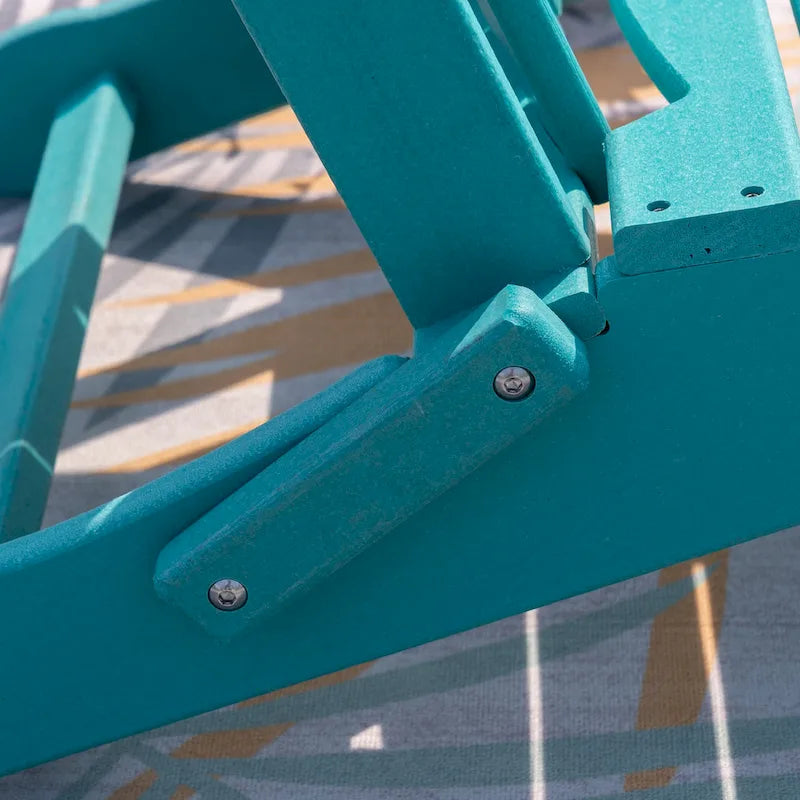 Chaise Adirondack pliante d'extérieur avec porte-gobelet