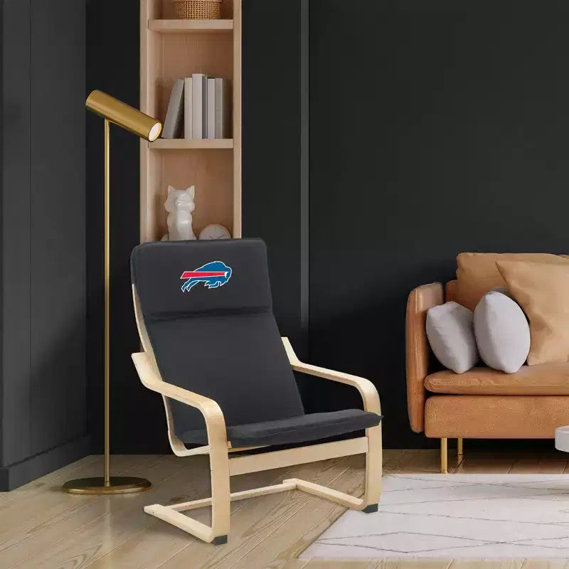 Chaise d'appoint en bois courbé NFL Buffalo Bills