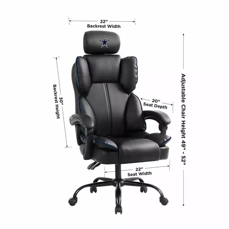 Chaise de bureau NFL Dallas Cowboys Champ