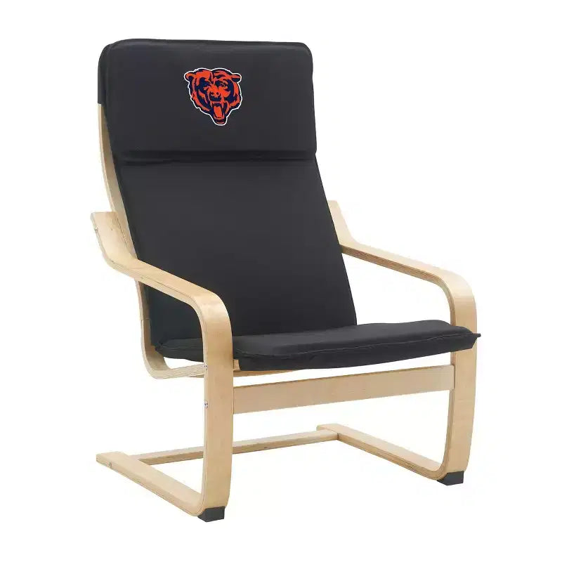 Chaise d'appoint en bois courbé NFL Chicago Bears