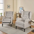 Fauteuils inclinables en tissu touffeté Walter (lot de 2) par Christopher Knight Home