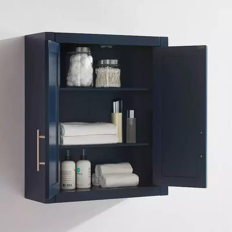 Armoire de rangement murale Crosley Savannah bleu marine