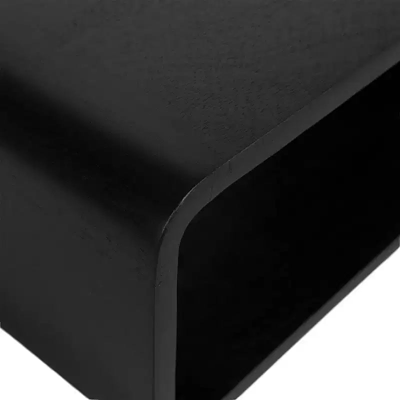Kate & Laurel Deguara Étagère flottante noire 45,7 x 25,4 cm pour tous les décors