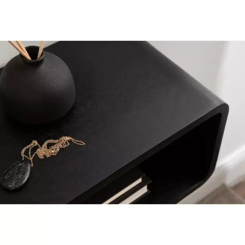Kate & Laurel Deguara Étagère flottante noire 45,7 x 25,4 cm pour tous les décors
