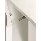 Kate & Laurel All Things Decor Armoire Murale Scallop Sartell Blanc 76 x 25 x 35 cm