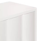 Kate & Laurel All Things Decor Armoire Murale Scallop Sartell Blanc 76 x 25 x 35 cm