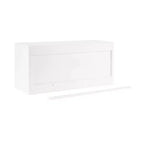 Kate & Laurel All Things Decor Armoire Murale Scallop Sartell Blanc 76 x 25 x 35 cm
