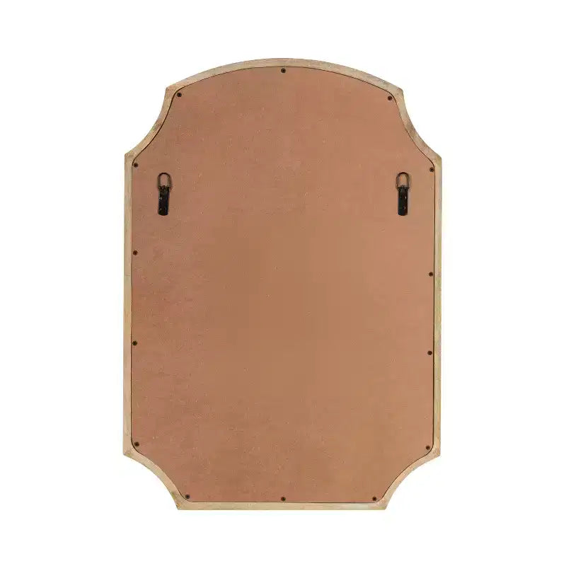 Miroir Arqué en Bois Carlow Naturel 23"x32" Kate & Laurel All Things Decor