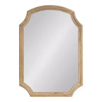 Miroir Arqué en Bois Carlow Naturel 23"x32" Kate & Laurel All Things Decor