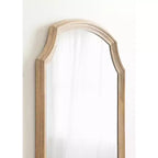 Miroir Arqué en Bois Carlow Naturel 23"x32" Kate & Laurel All Things Decor