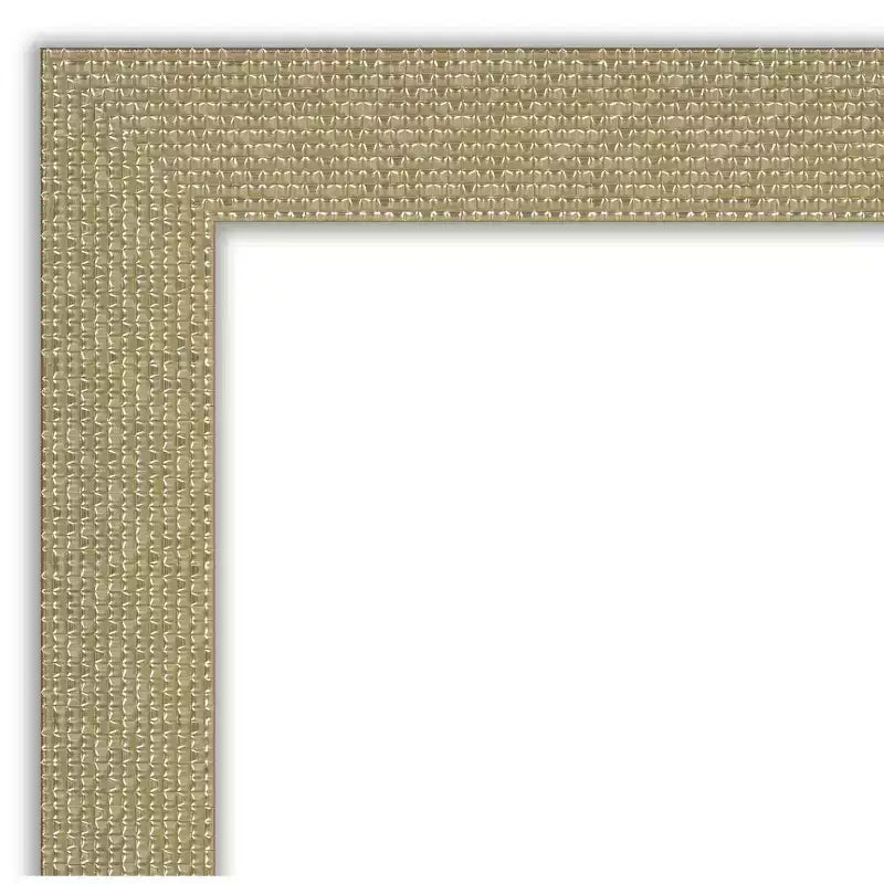Miroir mural mosaïque doré non biseauté 40 po x 28 po - Amanti Art