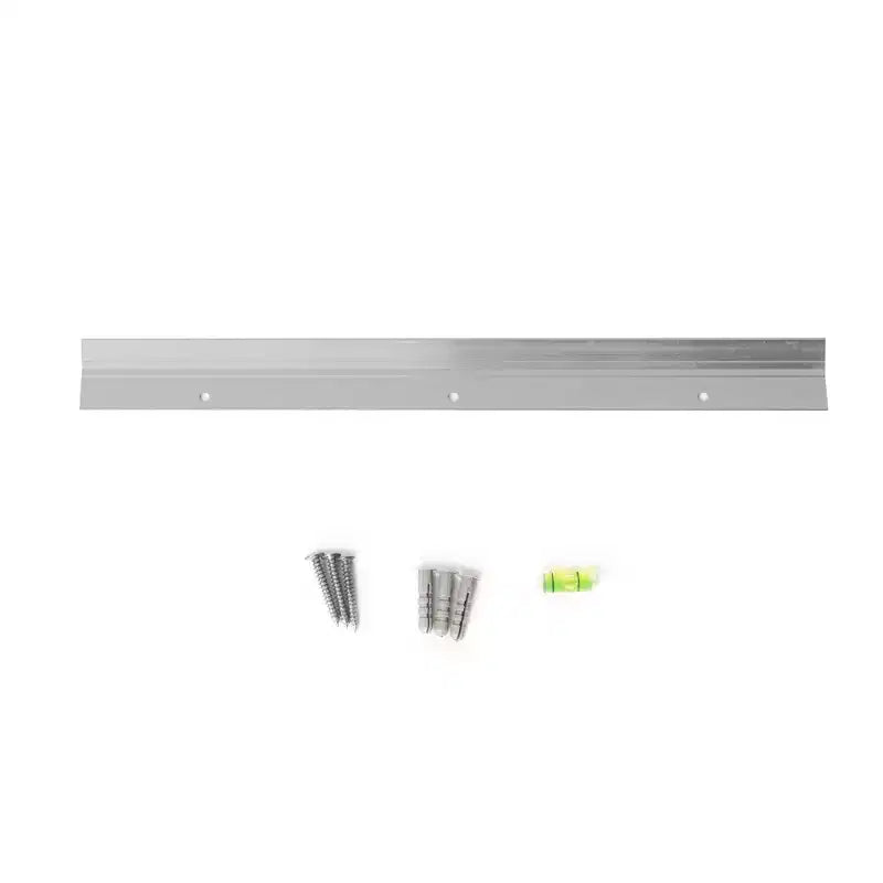 Miroir mural rectangulaire moderne 30" x 36" Spectrum Chrome - Head West : Cadre métallique, fixation incluse