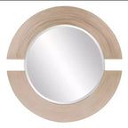 Howard Elliott 36"x24" Rectangular Framed Antoni Dressing Mirror Smokey Gray: Modern Style, MDF, Wall Mounted