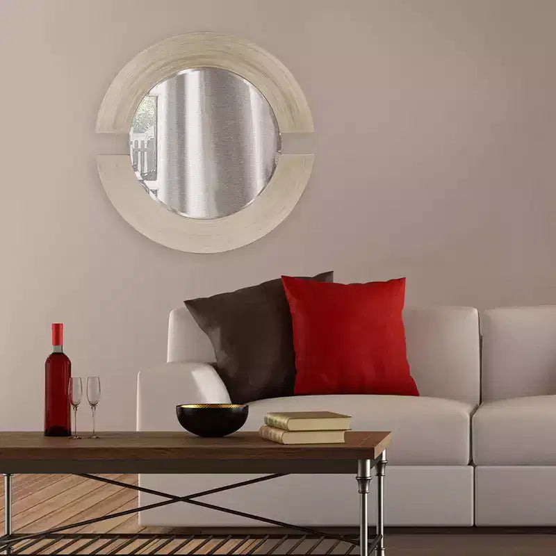 Miroir de dressing Antoni encadré rectangulaire Howard Elliott 36"x24" Gris fumé : Style moderne, MDF, Mural