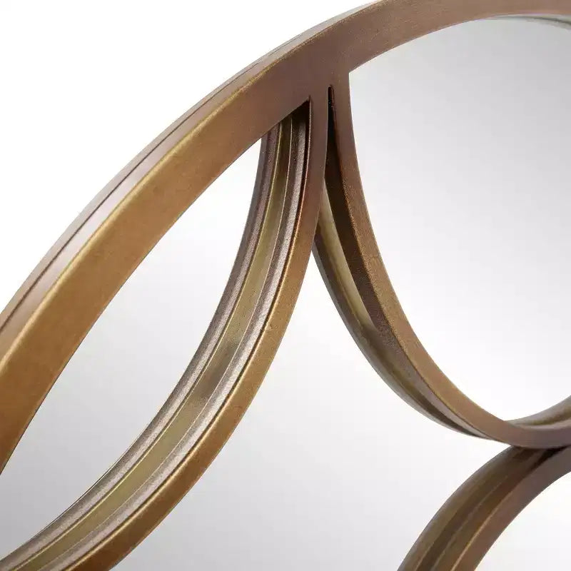 Miroir Mural Rond Howard Elliott 32" : D'inspiration européenne, détails complexes, aucun assemblage requis