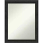 Amanti Art 22"x28" Non-Beveled Shipwreck Black Narrow Wall Mirror : Modern Rectangle, Polystyrene Frame, Includes Mounting Hardware