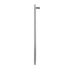 Miroir Howard Elliott Teardrop Saldar 71x46 cm avec Cadre en Bois Gris et Crochet en Métal Noir