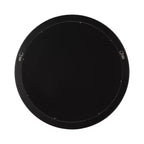 Miroir mural rond Wildomar de 26 po x 26 po noir par Kate & Laurel All Things Decor