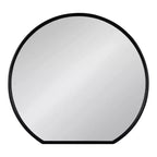 Miroir mural décoratif cercle plat Caskill 61 cm x 58,4 cm Noir – Kate & Laurel All Things Decor : style moderne, cadre en MDF, aucun assemblage requis