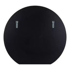 Miroir mural décoratif cercle plat Caskill 61 cm x 58,4 cm Noir – Kate & Laurel All Things Decor : style moderne, cadre en MDF, aucun assemblage requis