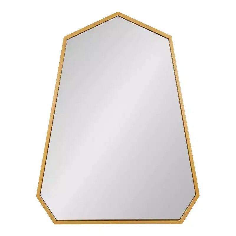 Miroir mural encadré Hammell Or 23" x 30" - Kate & Laurel All Things Decor
