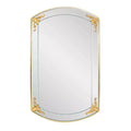 Howard Elliott 23"x39.25" Brockwell Gold Gilded Rectangular Vanity Mirror