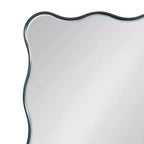 Miroir rectangulaire festonné Viona 24"X36" bleu marine Kate & Laurel All Things Decor