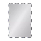 Miroir rectangulaire festonné Viona 24"X36" bleu marine Kate & Laurel All Things Decor