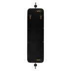Kate & Laurel All Things Decor Miroir rectangulaire mince Kasota 9"x36" en métal noir