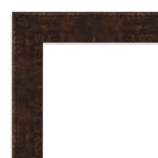 Miroir mural étroit William Mottled Bronze non biseauté 40" x 28" - Amanti Art
